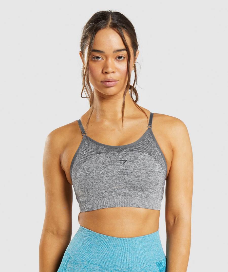 Damske Športové Podprsenky Gymshark Flex Strappy Siva Siva | HG3286714